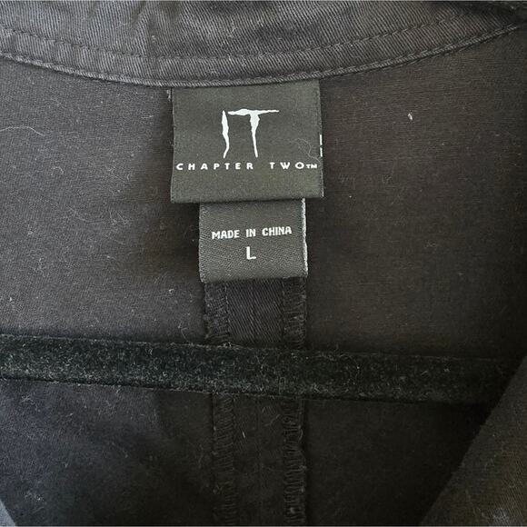 Pennywise It Two Cargo Trenchcoat Style Button Up Loser Shacket Men's Large - Picture 3 of 12